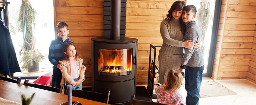 Morso Cast Iron Fireplace Insert Installation in Fountain, Colorado