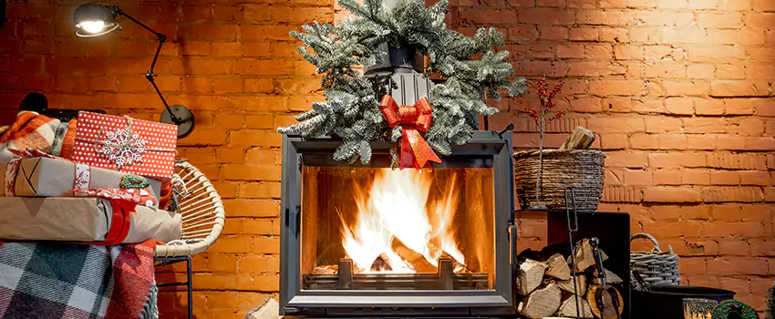 Travis Industries Linear Gas Fireplace Installation in Fountain, Colorado
