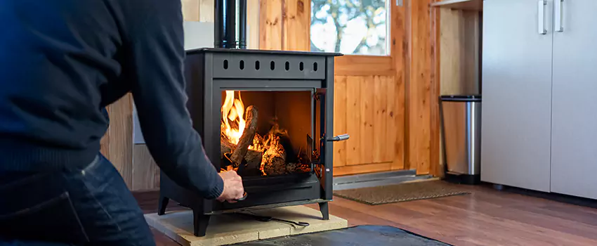 Open Hearth Wood Fireplace Installation in Fountain, CO